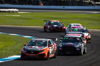 #9 Honda Civic Type-R, of Kevin Boehm, Skip Barber Racing, TC America, TC, SRO America, Indianapolis Motor Speedway, Indianapolis, Indiana, Oct 2022.
 | Fabian Lagunas/SRO        