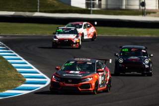 #9 Honda Civic Type-R, of Kevin Boehm, Skip Barber Racing, TC America, TC, SRO America, Indianapolis Motor Speedway, Indianapolis, Indiana, Oct 2022.
 | Fabian Lagunas/SRO        