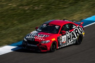#30 BMW M2 CS (Cup) of Steve Streimer, HARD Motorsport, TC America, TCX, SRO America, Indianapolis Motor Speedway, Indianapolis, Indiana, Oct 2022.
 | Fabian Lagunas/SRO        