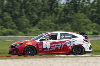 #8 Honda Civic Type-R, of Ruben Igleias, VGRT Racing Team, TC America, TC, SRO America, New Orleans Motorsports Park, New Orleans, LA, May 2022.
 | Brian Cleary/SRO