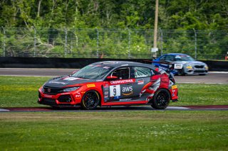 SRO America, New Orleans Motorsports Park, New Orleans, LA, May 2022.#9 Honda Civic Type-R, of Kevin Boehm, Skip Barber Racing, TC America, TC
 | SRO Motorsports Group