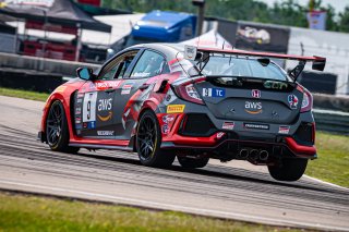 SRO America, New Orleans Motorsports Park, New Orleans, LA, May 2022.#9 Honda Civic Type-R, of Kevin Boehm, Skip Barber Racing, TC America, TC
 | SRO Motorsports Group