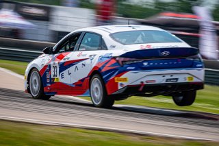 SRO America, New Orleans Motorsports Park, New Orleans, LA, May 2022.#33 Hyundai Elantra N-Line, of Tyler Delgado, BRYAN HERTA AUTOSPORT W/ CURB-AGAJANIAN, TC America, TCA
 | SRO Motorsports Group