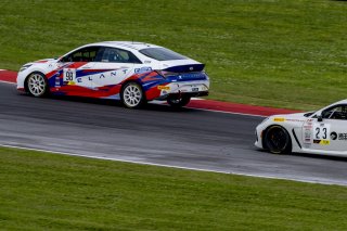 #98 Hyundai Elenta N-Line of Branyon Tiner, BRYAN HERTA AUTOSPORT W/ CURB-AGAJANIAN, TC America, TCA, SRO America, New Orleans Motorsports Park, New Orleans, LA, May 2022.
 | Brian Cleary/SRO