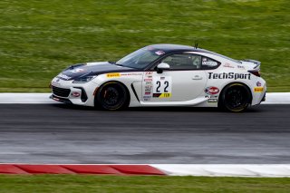 #22 Subaru BRZ of Devin Anderson, TechSport Racing, TC America, TCA, SRO America, New Orleans Motorsports Park, New Orleans, LA, May 2022.
 | Brian Cleary/SRO