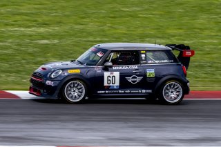 #60 Mini Cooper JCW Pro TC of Clay Williams, MINI JCW Team, TC America, TC, SRO America, New Orleans Motorsports Park, New Orleans, LA, May 2022.
 | Brian Cleary/SRO