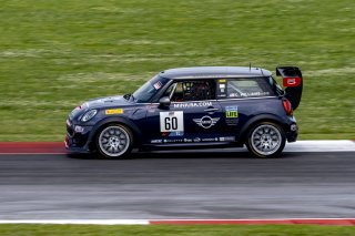 #60 Mini Cooper JCW Pro TC of Clay Williams, MINI JCW Team, TC America, TC, SRO America, New Orleans Motorsports Park, New Orleans, LA, May 2022.
 | Brian Cleary/SRO