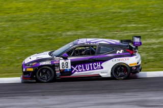 #88 Hyundai Veloster N TC of Nicholas Barbato, Genracer Riccas Autosport, TC America, TC, SRO America, New Orleans Motorsports Park, New Orleans, LA, May 2022.
 | Brian Cleary/SRO