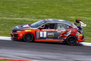 #9 Honda Civic Type-R, of Kevin Boehm, Skip Barber Racing, TC America, TC, SRO America, New Orleans Motorsports Park, New Orleans, LA, May 2022.
 | Brian Cleary/SRO