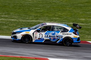 #73 Honda Civic Type-R of Mike Lamarra, LA World Racing, TCc AMerica, TC, SRO America, New Orleans Motorsports Park, New Orleans, LA, May 2022.
 | Brian Cleary/SRO