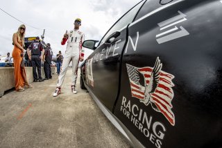 #44 BMW M2 CS (Cup) of Colin Garrett, Rooster Hall Racing, TC America, TCX, SRO America, New Orleans Motorsports Park, New Orleans, LA, May 2022.
 | Brian Cleary/SRO