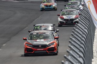 #9 Honda Civic Type-R, of Kevin Boehm, Skip Barber Racing, TC America, TC, SRO America, New Orleans Motorsports Park, New Orleans, LA, May 2022.
 | Brian Cleary/SRO