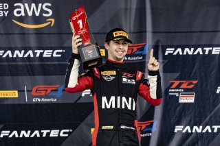 #60 Mini Cooper JCW Pro TC of Clay Williams, MINI JCW Team, TC America, TC, SRO America, New Orleans Motorsports Park, New Orleans, LA, May 2022.
 | Brian Cleary/SRO