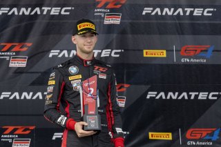 #44 BMW M2 CS (Cup) of Colin Garrett, Rooster Hall Racing, TC America, TCX, SRO America, New Orleans Motorsports Park, New Orleans, LA, May 2022.
 | Brian Cleary/SRO