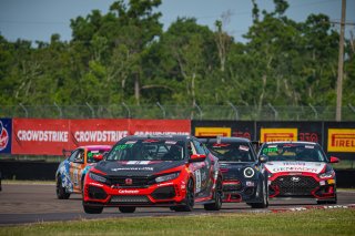 SRO America, New Orleans Motorsports Park, New Orleans, LA, May 2022.#9 Honda Civic Type-R, of Kevin Boehm, Skip Barber Racing, TC America, TC
 | SRO Motorsports Group