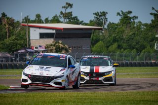 SRO America, New Orleans Motorsports Park, New Orleans, LA, May 2022.#33 Hyundai Elantra N-Line, of Tyler Delgado, BRYAN HERTA AUTOSPORT W/ CURB-AGAJANIAN, TC America, TCA
 | SRO Motorsports Group