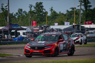 SRO America, New Orleans Motorsports Park, New Orleans, LA, May 2022.#9 Honda Civic Type-R, of Kevin Boehm, Skip Barber Racing, TC America, TC
 | SRO Motorsports Group