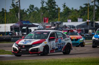 SRO America, New Orleans Motorsports Park, New Orleans, LA, May 2022.#37 HondaCivic Type-R of Mat Pombo, LA World Racing, TC America, TC
 | SRO Motorsports Group