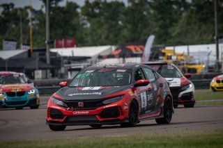 SRO America, New Orleans Motorsports Park, New Orleans, LA, May 2022.#9 Honda Civic Type-R, of Kevin Boehm, Skip Barber Racing, TC America, TC
 | SRO Motorsports Group