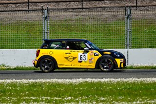 #63 Mini JCW (2019 - ) of MINI JCW Team, driven by Landon Lewis, TCA SRO America, Sonoma Raceway, Sonoma California, April 2023
 | &copy;Copyright: Frederick Hardy II 2023

All rights reserved. No Usage Without Permission