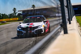 #7 Honda Civic Type-R (2017 - ) of Skip Barber Racing School, driven by Celso Neto, TC SRO America, NOLA Motorsport Park, Avondale, New Orlean, April 2023
 | ©Copyright: Frederick Hardy II 2023

All rights reserved. No Usage Without Permission