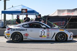 #22 Subaru BRZ  of TechSport Racing, driven by Devin Anderson SRO America, NOLA Motorsport Park, Avondale, New Orlean, April 2023
 | ©Copyright: Frederick Hardy II 2023

All rights reserved. No Usage Without Permission