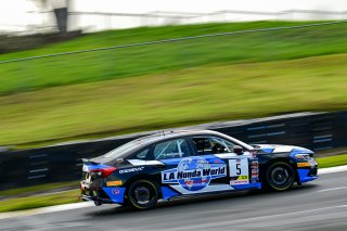 #5 Honda Civic Si FE1 of LA Honda World Racing, driven by Spencer Bucknum, TCA SRO America, Sonoma Raceway, Sonoma California, April 2023
 | &copy;Copyright: Frederick Hardy II 2023

All rights reserved. No Usage Without Permission