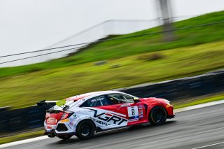 #8 Honda Civic Type-R (2017 - ) of VGRT, driven by Michael Hurczyn, TCSRO America, Sonoma Raceway, Sonoma California, April 2023
 | &copy;Copyright: Frederick Hardy II 2023

All rights reserved. No Usage Without Permission