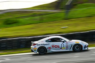 #23 Subaru BRZ  of TechSport Racing, driven by Shaoyi Che, TCA SRO America, Sonoma Raceway, Sonoma California, April 2023
 | &copy;Copyright: Frederick Hardy II 2023

All rights reserved. No Usage Without Permission