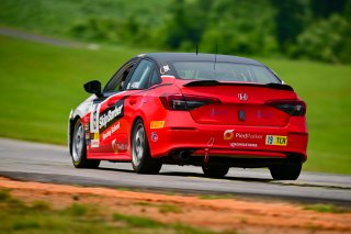#19 Honda Civic Si FE1 of Skip Barber Racing School, driven by Cooper Broll, TCA SRO America, Virginia International Raceway, Alton, Virginia, June 2023
 | ©Copyright: Frederick Hardy II / SRO 2023/  

All rights reserved. No Usage Without Permission