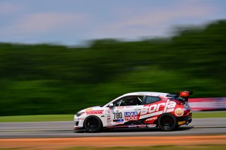 #780 Hyundai Veloster N DCT TC (2021 - ) of GenRacer, driven by Sally McNulty, TC SRO America, Virginia International Raceway, Alton, Virginia, June 2023
 | ©Copyright: Frederick Hardy II / SRO 2023/  

All rights reserved. No Usage Without Permission