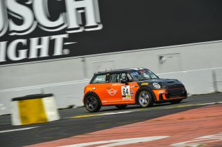 #64 Mini JCW (2019 - ) of MINI JCW Team, driven by Alain Lauziere, TCA SRO America, Sonoma Raceway, Sonoma California, April 2023
 | &copy;Copyright: Frederick Hardy II 2023

All rights reserved. No Usage Without Permission