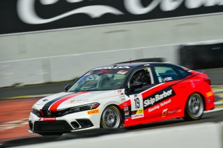 #19 Honda Civic Si FE1 of Skip Barber Racing School, driven by Cooper Broll, TCA SRO America, Sonoma Raceway, Sonoma California, April 2023
 | &copy;Copyright: Frederick Hardy II 2023

All rights reserved. No Usage Without Permission