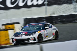 #22 Subaru BRZ  of TechSport Racing, driven by Devin Anderson SRO America, Sonoma Raceway, Sonoma California, April 2023
 | &copy;Copyright: Frederick Hardy II 2023

All rights reserved. No Usage Without Permission