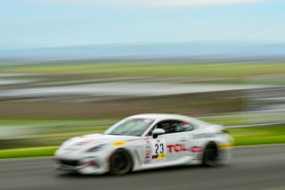 #23 Subaru BRZ  of TechSport Racing, driven by Shaoyi Che, TCA SRO America, Sonoma Raceway, Sonoma California, April 2023
 | &copy;Copyright: Frederick Hardy II 2023

All rights reserved. No Usage Without Permission