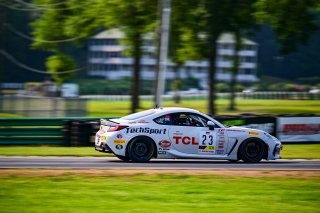 #23 Subaru BRZ  of TechSport Racing, driven by Shaoyi Che, TCA SRO America, Virginia International Raceway, Alton, Virginia, June 2023
 | ©Copyright: Frederick Hardy II / SRO 2023/  

All rights reserved. No Usage Without Permission