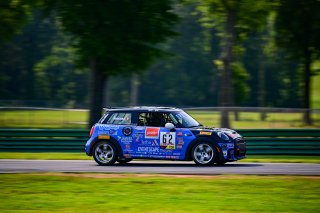 #62 Mini JCW (2019 - ) of MINI JCW Team, driven by P.J. Groenke, TCA SRO America, Virginia International Raceway, Alton, Virginia, June 2023
 | ©Copyright: Frederick Hardy II / SRO 2023/  

All rights reserved. No Usage Without Permission