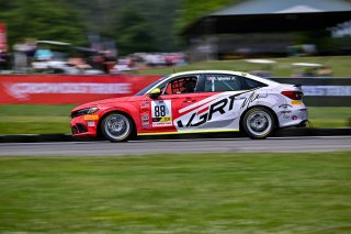 #88 Honda Civic Si FE1 of VGRT, driven by Ruben Iglesias Jr., TCA SRO America, Virginia International Raceway, Alton, Virginia, June 2023
 | &copy;Copyright: Frederick Hardy II / SRO 2023/  

All rights reserved. No Usage Without Permission