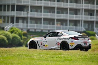 #22 Subaru BRZ  of TechSport Racing, driven by Devin Anderson SRO America, Virginia International Raceway, Alton, Virginia, June 2023
 | &copy;Copyright: Frederick Hardy II / SRO 2023/  

All rights reserved. No Usage Without Permission