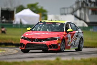 #88 Honda Civic Si FE1 of VGRT, driven by Ruben Iglesias Jr., TCA SRO America, Virginia International Raceway, Alton, Virginia, June 2023
 | &copy;Copyright: Frederick Hardy II / SRO 2023/  

All rights reserved. No Usage Without Permission