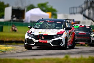 #34 Honda Civic Type-R (2017 - ) of Skip Barber Racing School, driven by Jeremiah Burton, TC SRO America, Virginia International Raceway, Alton, Virginia, June 2023
 | ©Copyright: Frederick Hardy II / SRO 2023/  

All rights reserved. No Usage Without Permission