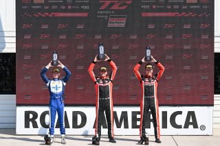 #22 Subaru BRZ  of TechSport Racing, driven by Devin Anderson, TCA, #23 Subaru BRZ  of TechSport Racing, driven by Shaoyi Che, #5 Honda Civic Si FE1 of LA Honda World Racing, driven by Spencer Bucknum, TCA Road America, Aug. 17-20 2023 SRO
 | &copy;Copyright: Frederick Hardy II 2023

All rights reserved. No Usage Without Permission