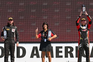 #44 BMW M2 CS (Cup) of Rooster Hall Racing, driven by Colin Garrett, TCX, #26 BMW M2 CS (Cup) of Rigid Speed Company, driven by Lucas Catania, #14 BMW M2 CS (Cup) of AOA Racing, driven by Kenny Schmied, TCX Road America, Aug. 17-20 2023 SRO
 | &copy;Copyright: Frederick Hardy II 2023

All rights reserved. No Usage Without Permission