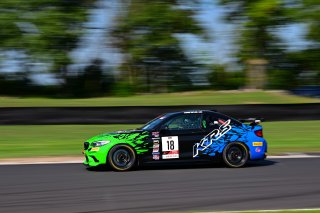 #18 BMW M2 CS (Cup) of Kaplan Racing Systems, driven by Aaron Kaplan, TCX Road America, Aug. 17-20 2023 SRO
 | ©Copyright: Frederick Hardy II 2023

All rights reserved. No Usage Without Permission