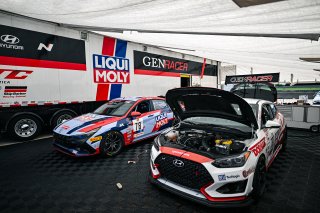 #780 Hyundai Veloster N DCT TC (2021 - ) of GenRacer, driven by Sally McNulty, TC Florida, SRO America, Sebring, Sebring International Raceway, September 2023
 | ©Copyright: Frederick Hardy II / SRO 2023/  

All rights reserved. No Usage Without Permission