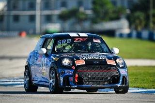 #62 Mini JCW (2019 - ) of MINI JCW Team, driven by P.J. Groenke, TCA Florida, SRO America, Sebring, Sebring International Raceway, September 2023
 | &copy;Copyright: Frederick Hardy II / SRO 2023/  

All rights reserved. No Usage Without Permission