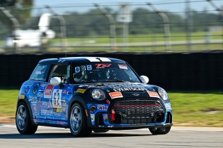 #62 Mini JCW (2019 - ) of MINI JCW Team, driven by P.J. Groenke, TCA Florida, SRO America, Sebring, Sebring International Raceway, September 2023
 | &copy;Copyright: Frederick Hardy II / SRO 2023/  

All rights reserved. No Usage Without Permission