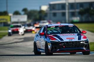 #78 Hyundai Elantra N TC of Genracer / Ricca Autosport, driven by Jeff Ricca, TC Florida, SRO America, Sebring, Sebring International Raceway, September 2023
 | ©Copyright: Frederick Hardy II / SRO 2023/  

All rights reserved. No Usage Without Permission