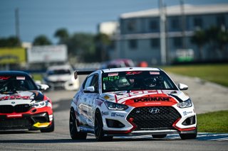#780 Hyundai Veloster N DCT TC (2021 - ) of GenRacer, driven by Sally McNulty, TC Florida, SRO America, Sebring, Sebring International Raceway, September 2023
 | ©Copyright: Frederick Hardy II / SRO 2023/  

All rights reserved. No Usage Without Permission