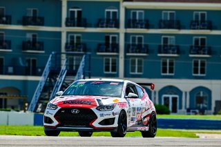 #780 Hyundai Veloster N DCT TC (2021 - ) of GenRacer, driven by Sally McNulty, TC Florida, SRO America, Sebring, Sebring International Raceway, September 2023
 | &copy;Copyright: Frederick Hardy II / SRO 2023/  

All rights reserved. No Usage Without Permission